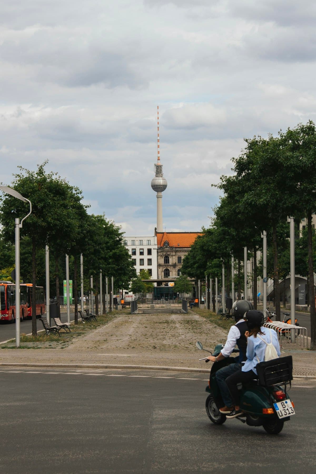 Budget-friendly street scene in Berlin, Germany