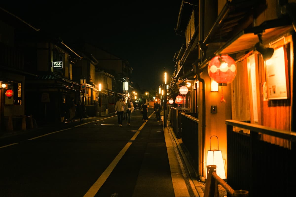 Solo traveler exploring Kyoto, Japan safely