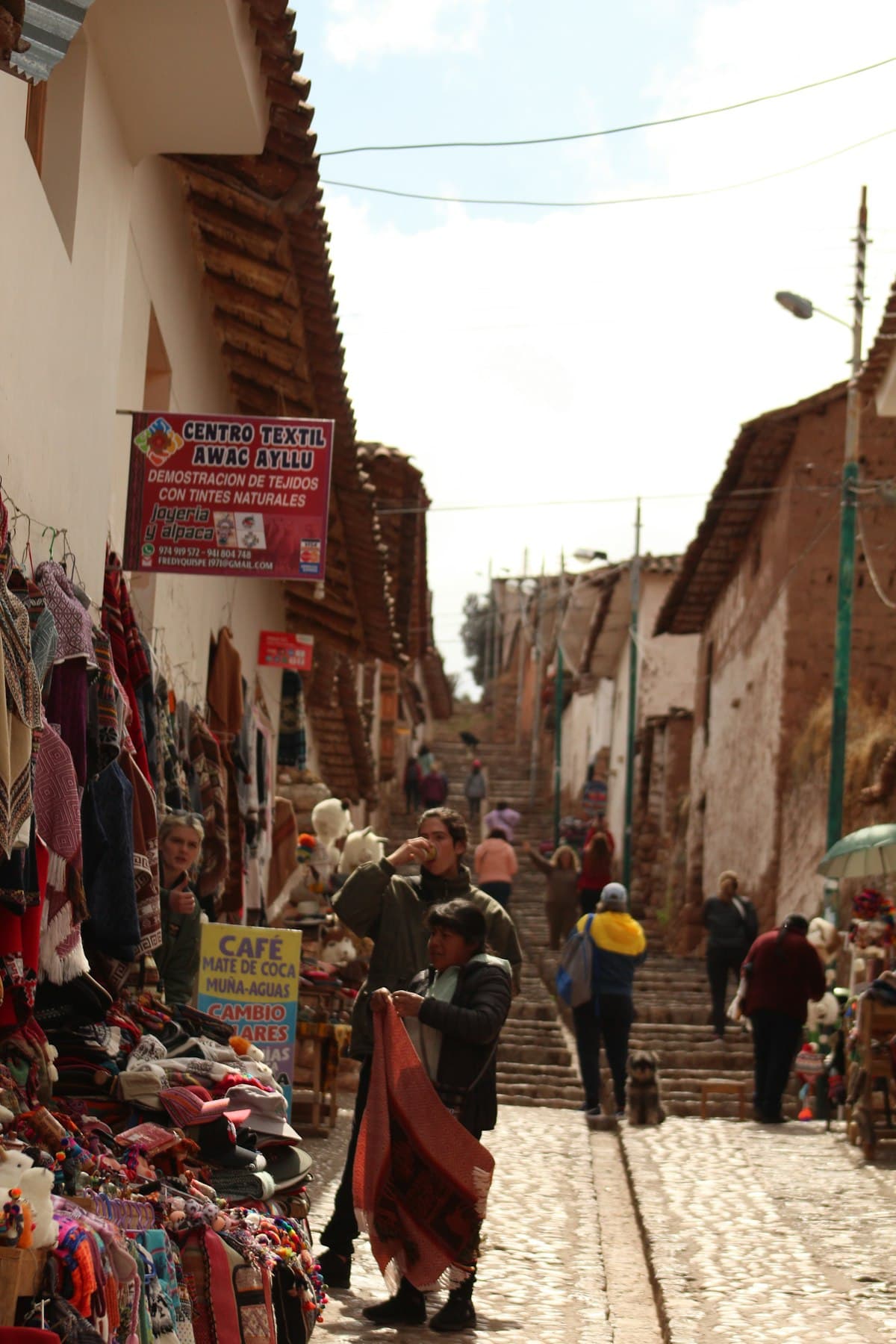 Solo traveler exploring Cusco, Peru safely