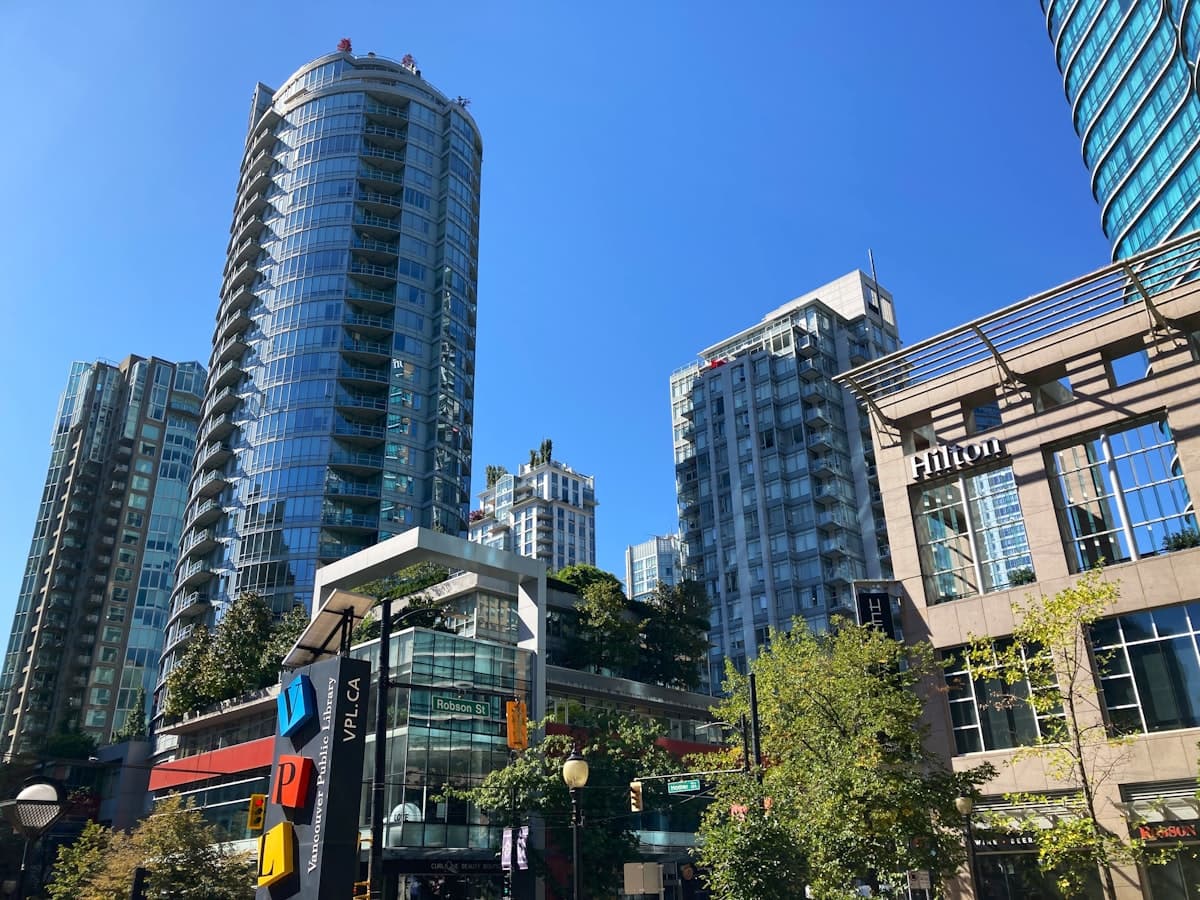 Budget-friendly street scene in Vancouver, Canada