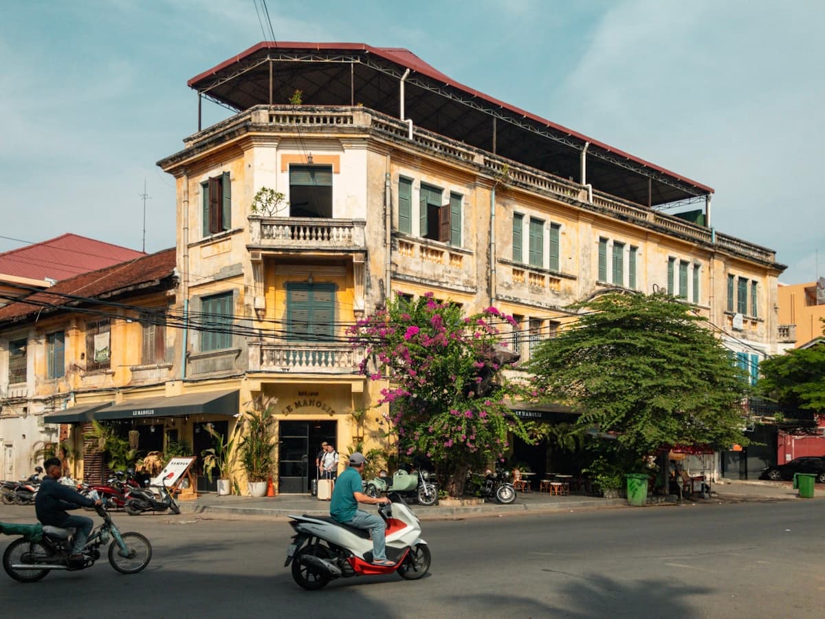 Charming neighborhood street in Siem Reap, Cambodia — where to stay guide