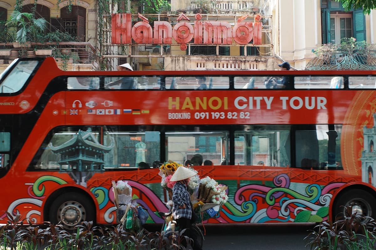 First-time visitor exploring Hanoi, Vietnam