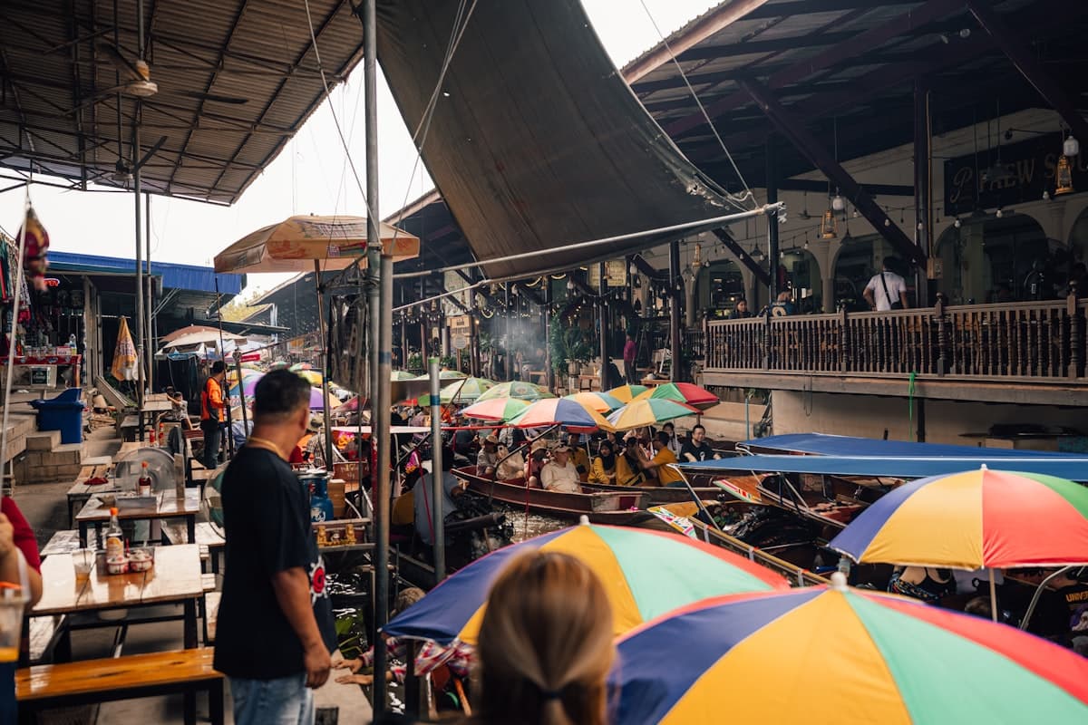 Budget-friendly street scene in Bangkok, Thailand
